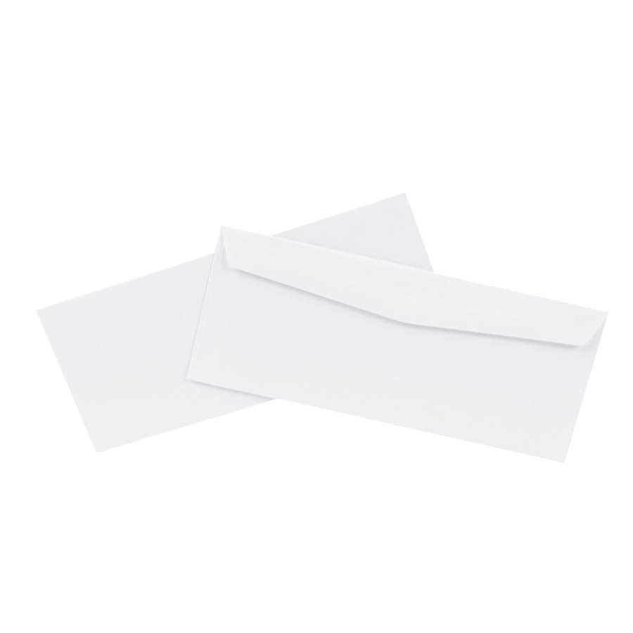 Standard White Envelope With window., #10, 4-1/8 x 9-1/2 po. (box 500)