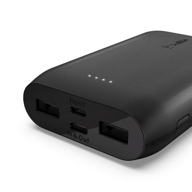 Belkin - Powerbank 10000 mAh USB-A to USB-C Black