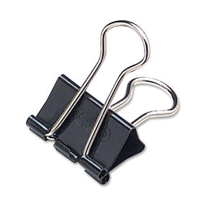 Acco Binder Fold Back Binder Clips, 1-Inch Size, Black
