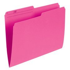 Reversible Coloured File Folders (Box of 100) - Letter Size