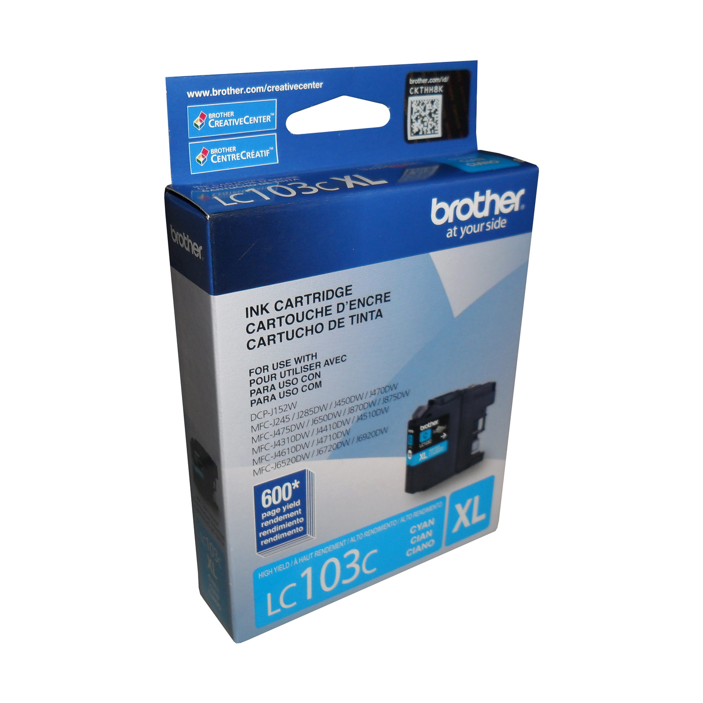 Brother LC103CS Innobella Cyan Ink Cartridge, High Yield (XL Series)