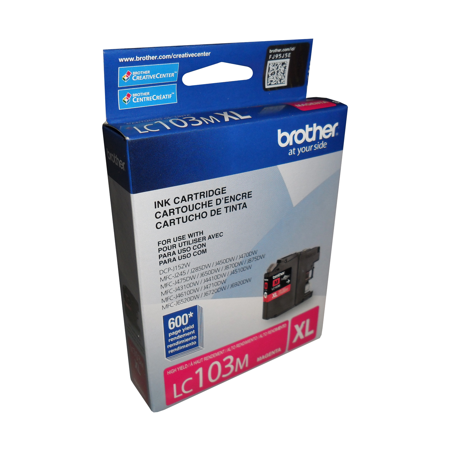Brother LC103MS Innobella Magenta Ink Cartridge, High Yield (XL Series)
