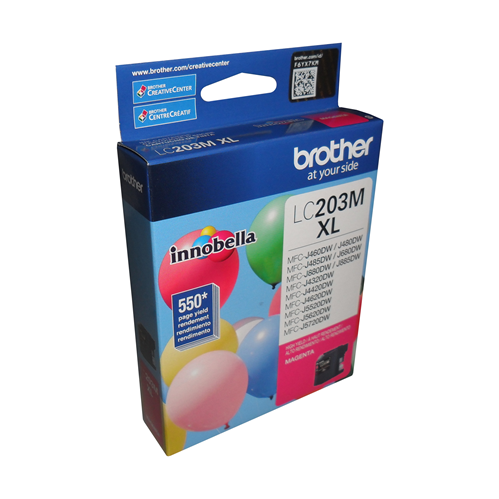 Brother LC203MS Innobella Magenta Ink Cartridge, High Yield (XL Series)
