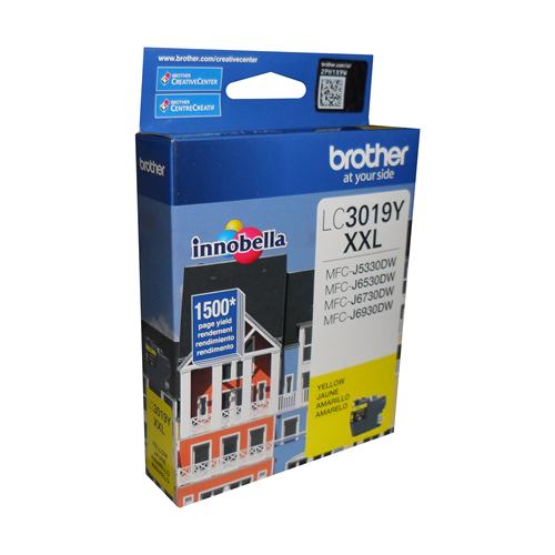 Brother LC3019YS Innobella Yellow Ink Cartridge, Super High Yield