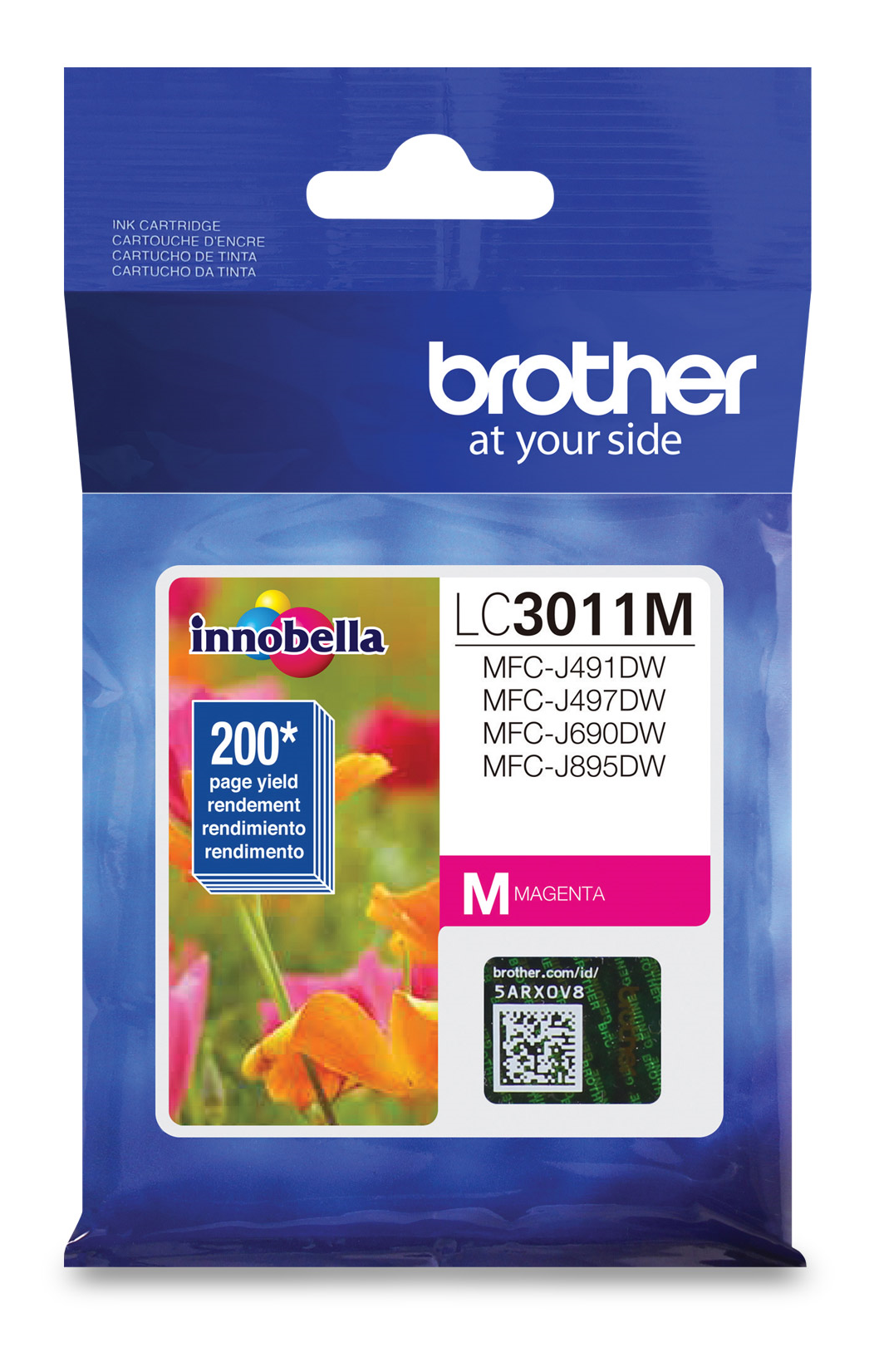 Brother LC3011MS Magenta Ink Cartridge, Standard Yield
