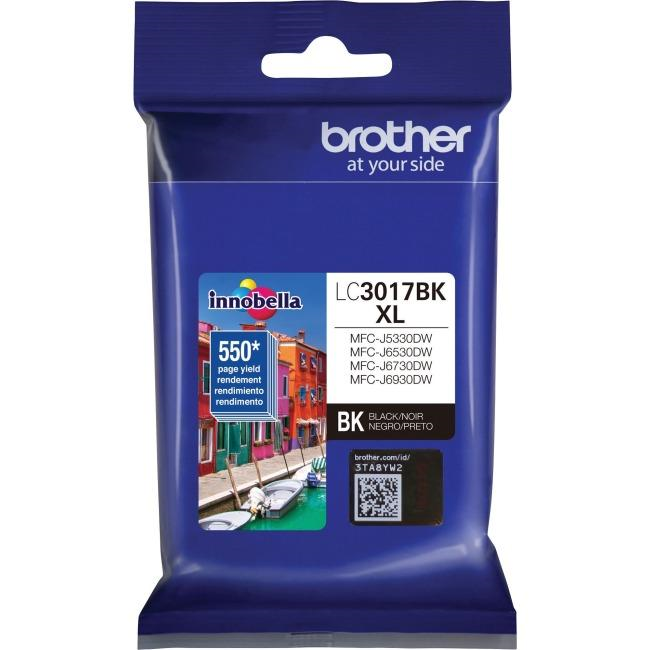 Brother LC3017BKS Innobella Black Ink Cartridge, High Yield
