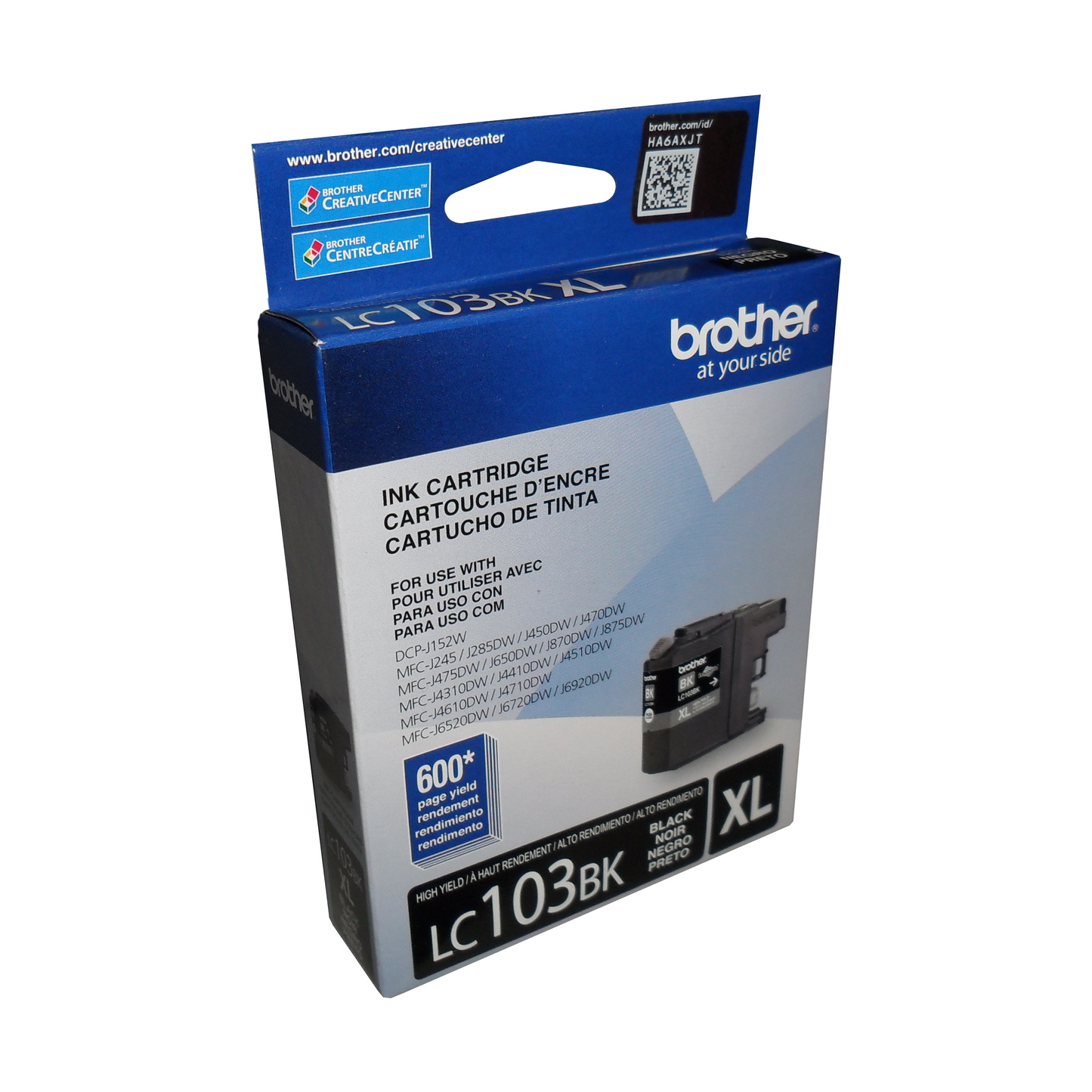 Brother LC103BKS Innobella Black Ink Cartridge, High Yield (XL Series)