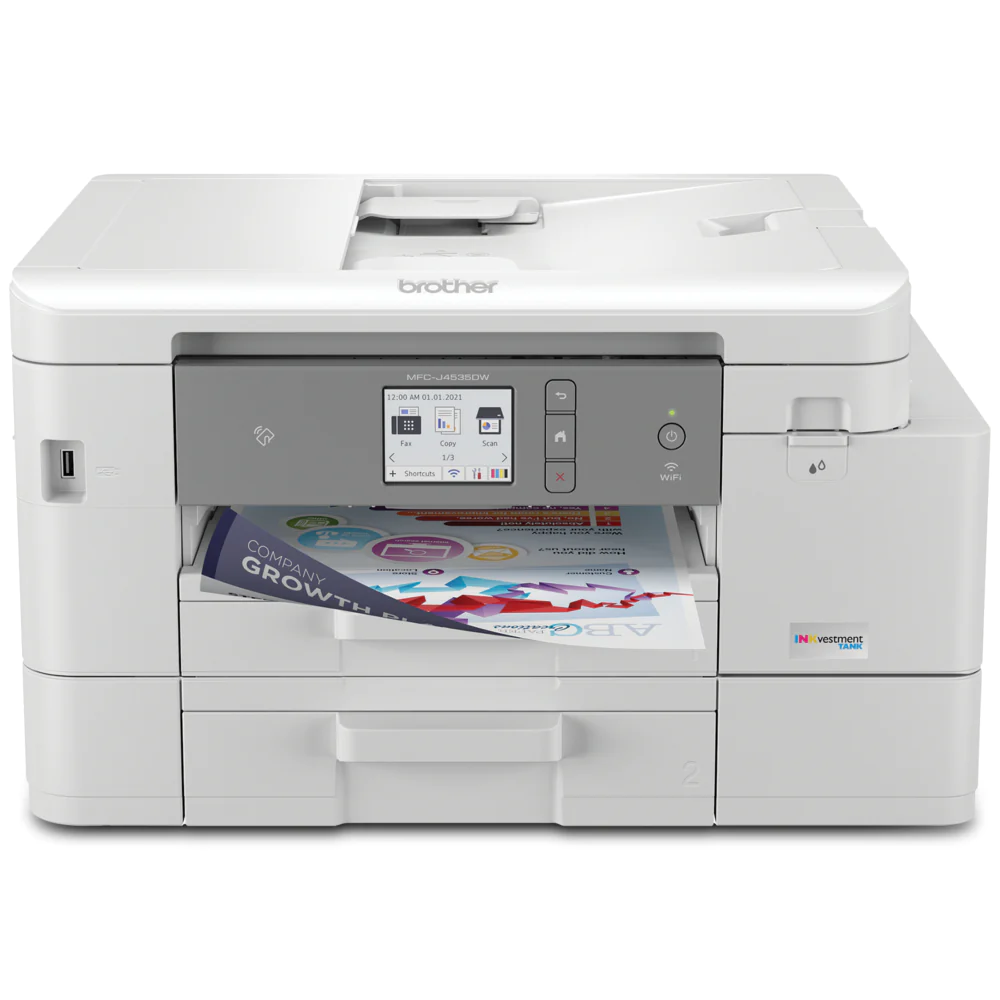 MFCJ4535DWXL Brother INKvestment Tank All-in-One Colour Inkjet Printer