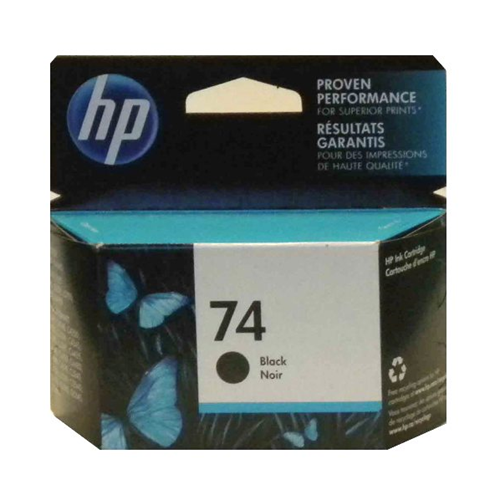 HP 74 Black US Inkjet Print Crtg