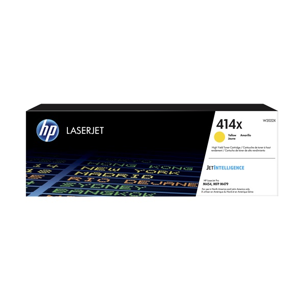 HP 414X Yellow LaserJet Toner Cartridge