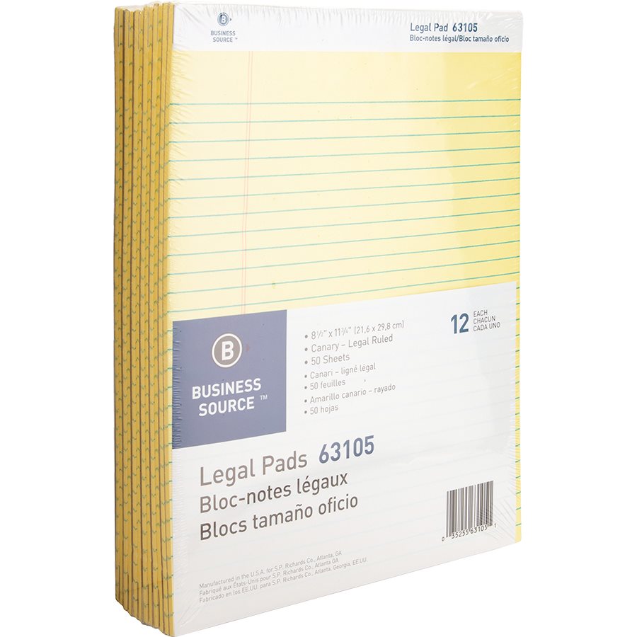 Writing Pad Letter size - 8-1/2 x 11-3/4 in.