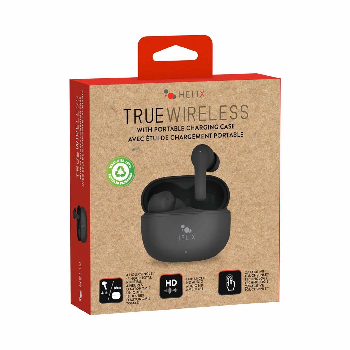 Helix/Retrak True Wireless Earbuds Black