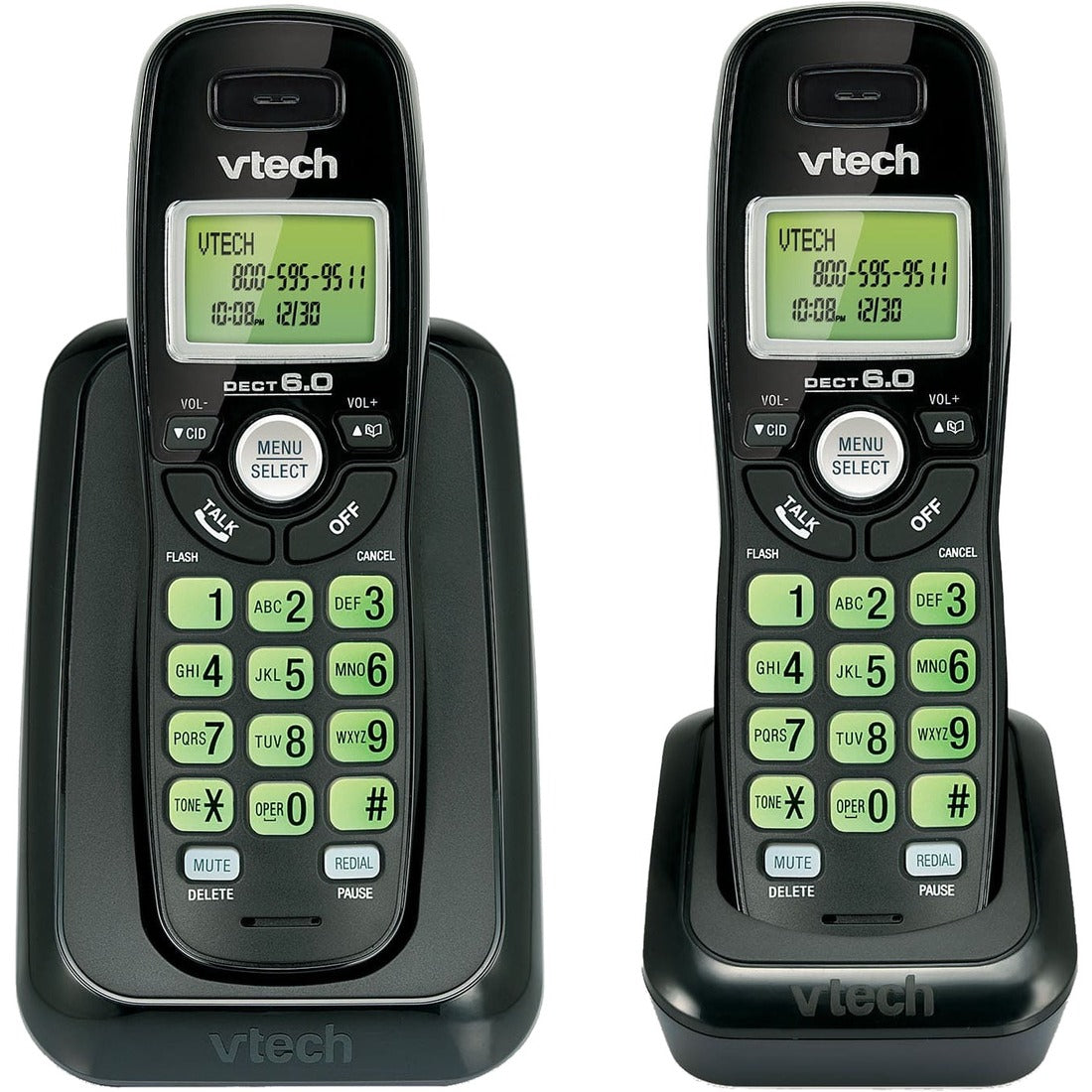 VTech CS6114-21 DECT 6.0 Cordless Phone - Black