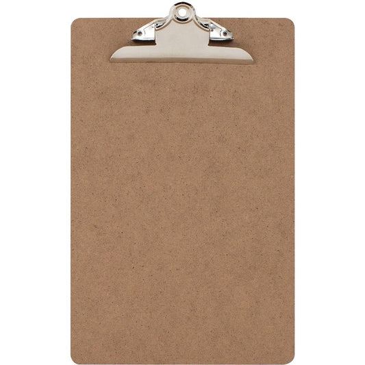 Geocan Clipboard 8 1/2" (215.90 mm) x 11" (279.40 mm) Sheet Size - Masonite - 1 Each