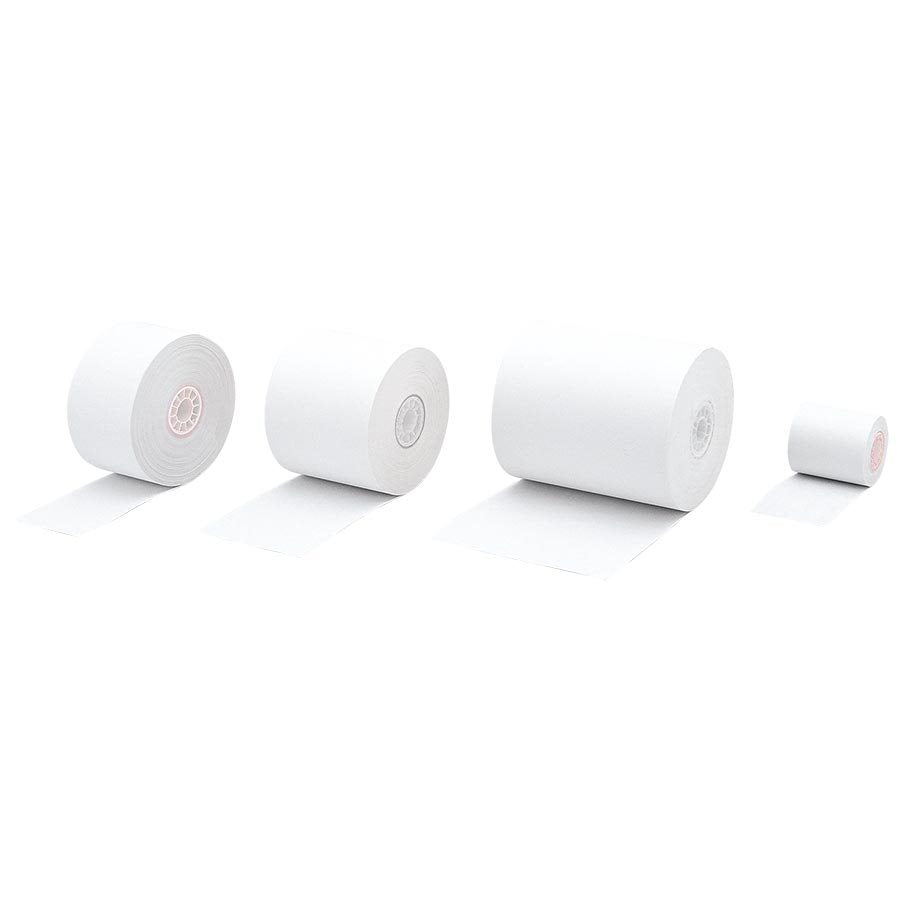 Cash Register and Calculator Paper Roll  1-3/4" x 155' x 3"