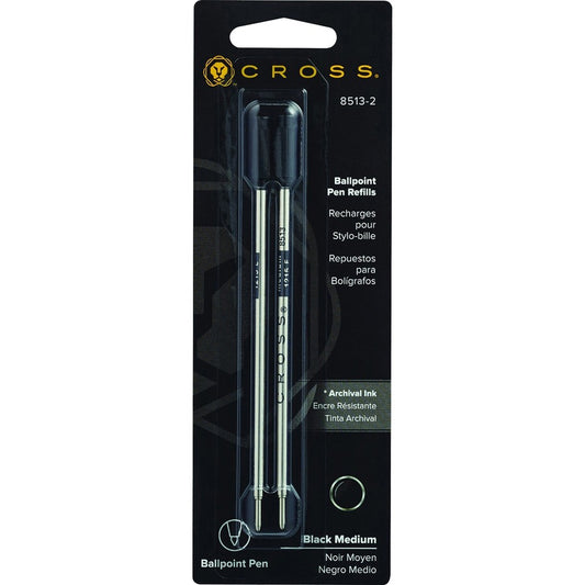 Cross Standard Ballpoint Pen Refills - Medium - Black