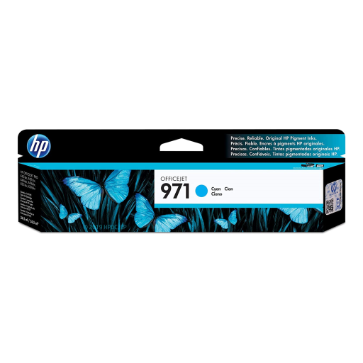 HP 971 Cyan Ink Cartridge