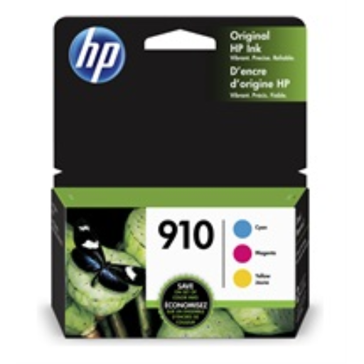 HP 910 CMY Original Ink Combo 3-Pack