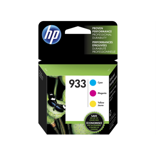 HP 933 CMY Ink Crtg Combo 3-Pack