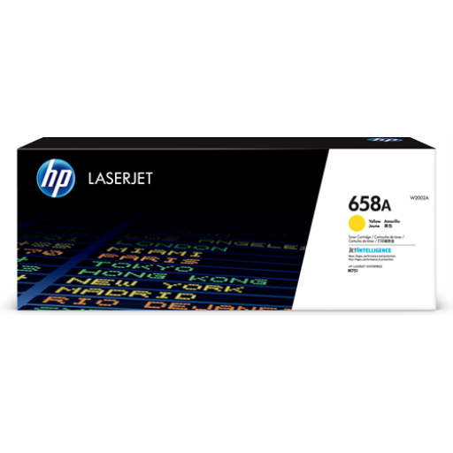 HP 658A Yellow LaserJet Toner Cartridge