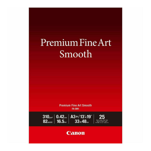 FA-SM1 Premium Fine Art Smooth, A3+/13X19 (25 sheets/pkg)