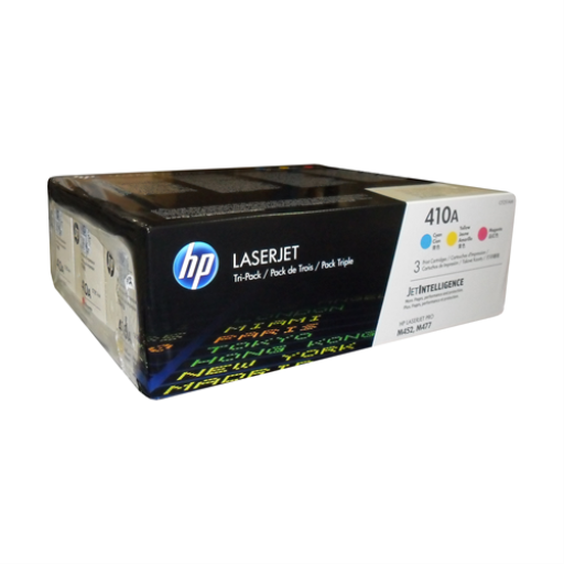 HP 410A CYM Tri-Pack LJ Toner Cartridge