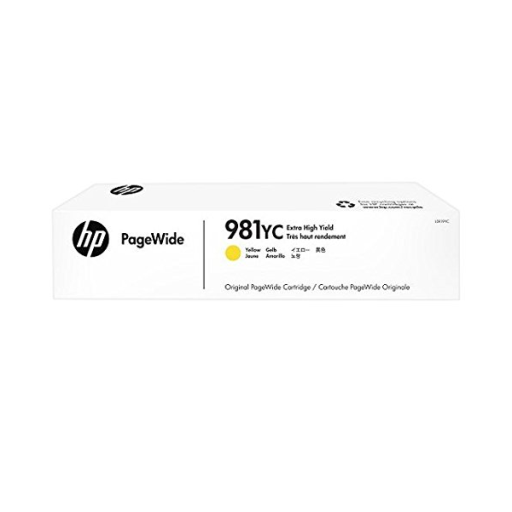 L0R19YC CONTRACT HP #981YC YELLOW PAGEWIDE CARTRIDGE