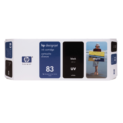 HP No. 83 UV Black Ink Cartridge