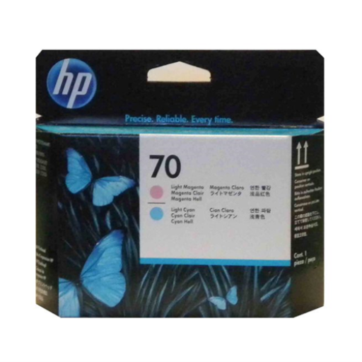 HP 70 Lt Magenta and Lt Cyan Print Head