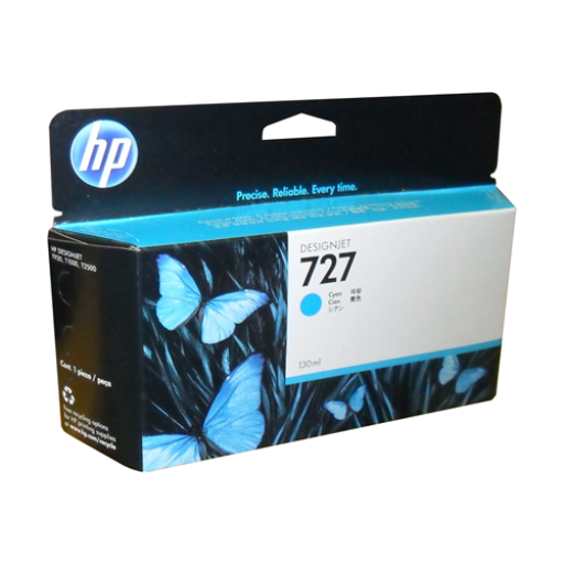 HP 727 130-ml Cyan Ink Cartridge