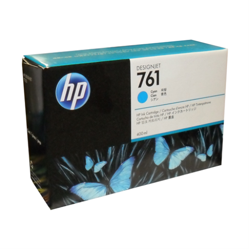 HP 761 400ml Cyan Ink Cartridge