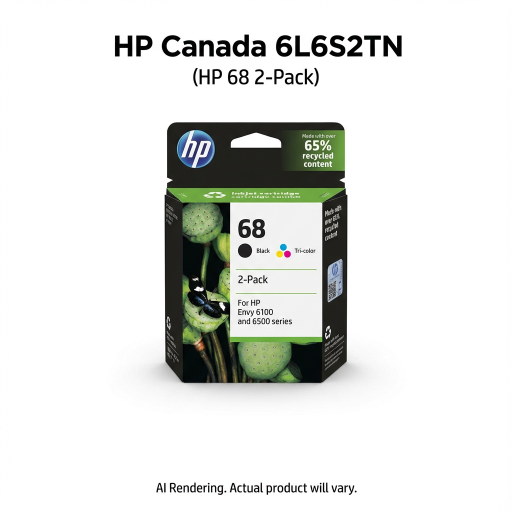 HP 68 2-Pack Black/Tri-color Original Ink Cartridge Combo