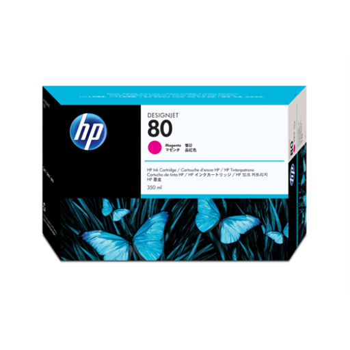 HP Magenta 80 Ink Cartridge, 350ml, WW