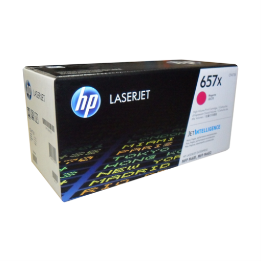HP 657X Magenta LaserJet Toner Cartridge