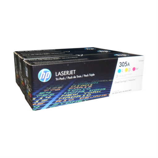 HP 305A CYM Tri-Pack LJ Toner Cartridge