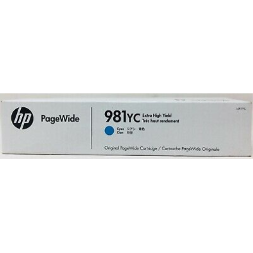 L0R17YC CONTRACT HP #981YC CYAN PAGEWIDE CARTRIDGE