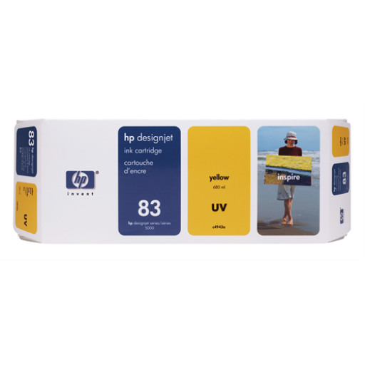 HP No. 83 UV Yellow Ink Cartridge