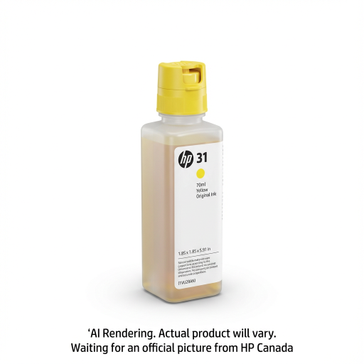 HP 31 70ml Yellow Bottled Ink Cartridge