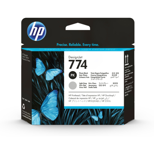 HP 774 Photo Black/Lt Gry Printhead