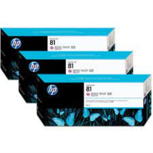 C5071A HP #81 LIGHT MAGENTA DYE 3 INK MULTI PACK