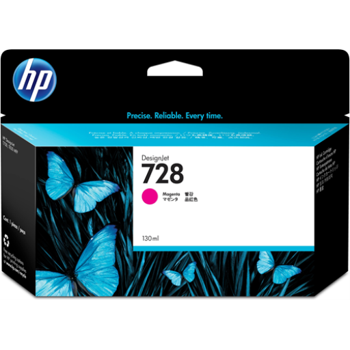 HP 728 130-ml Magenta Ink Crtg