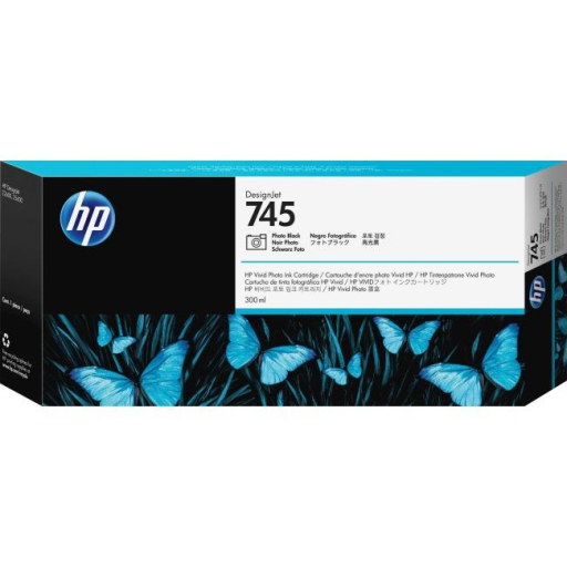 HP 745 300-ml Photo Black Ink Cartridge