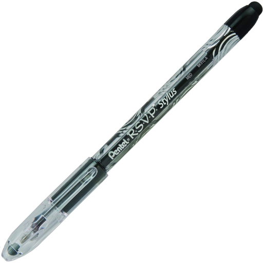 R.S.V.P. Stylus Ballpoint Pen, (1.0mm), Black Ink