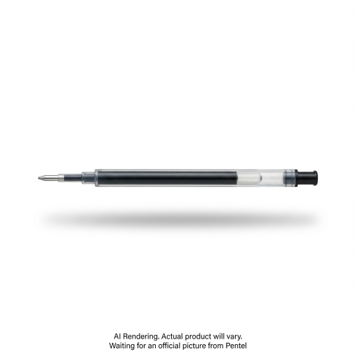 Refill Ink - For EnerGel Gel Pen, (0.3mm) Ultra Fine Needle Tip, Black Ink