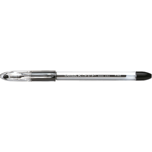 R.S.V.P. Ballpoint Pen, (0.7mm), Black Ink, 2PC Pack
