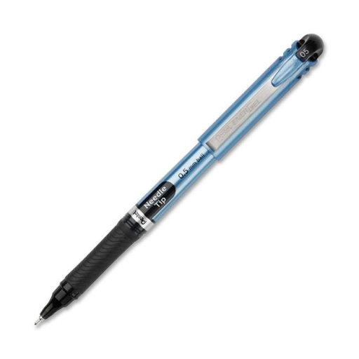 EnerGel Liquid Gel Pen, (0.5mm) Needle Tip, Black Ink