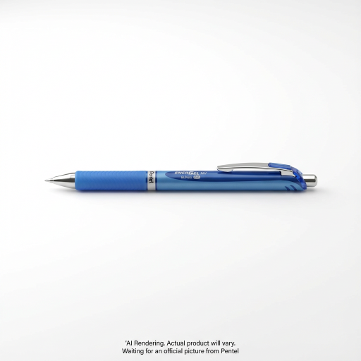 EnerGel Liquid Gel Pen, (0.5mm) Needle Tip, Blue Ink