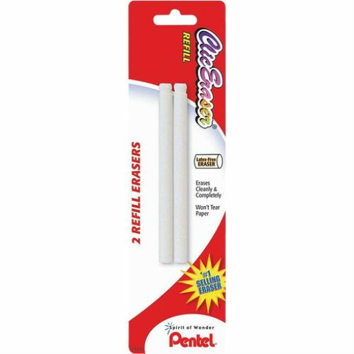 Refill Eraser For Pentel Clic Erasers, 2PC Pack