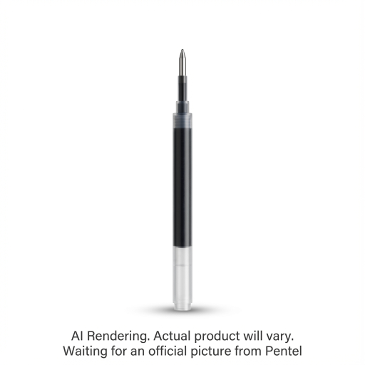 Refills for Pentel Floatune, Advanced Rollerball Retractable Pen, 0.5mm Tip, Black Ink