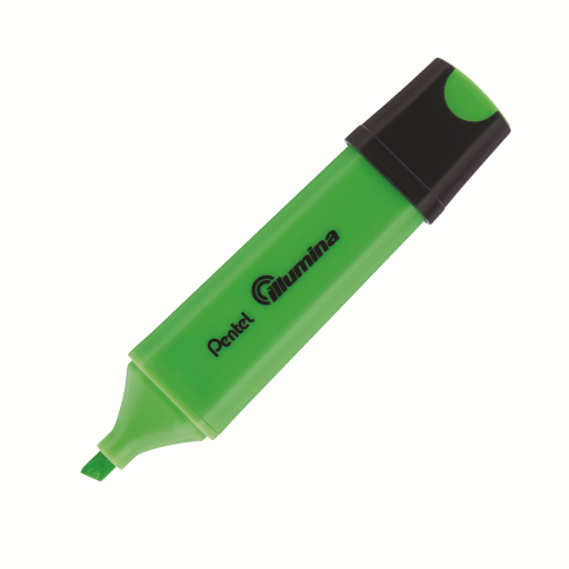 Illumina Liquid Highlighter, Chisel Tip, Light Green Ink